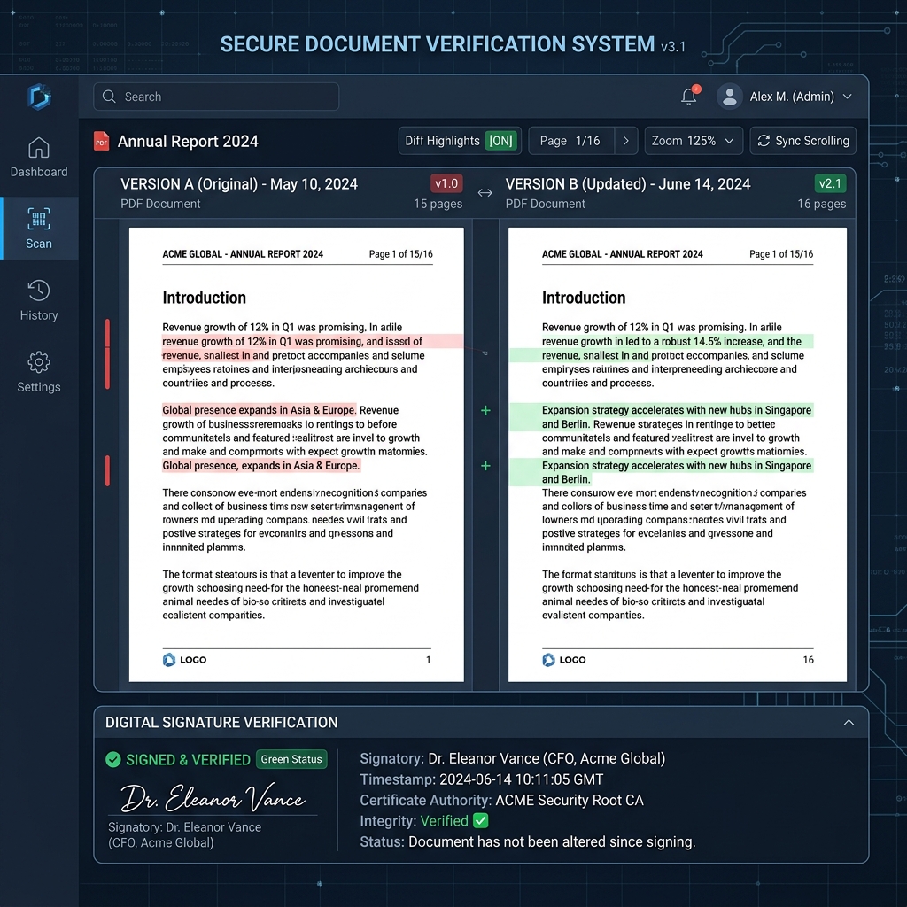 PDF Version Verification
